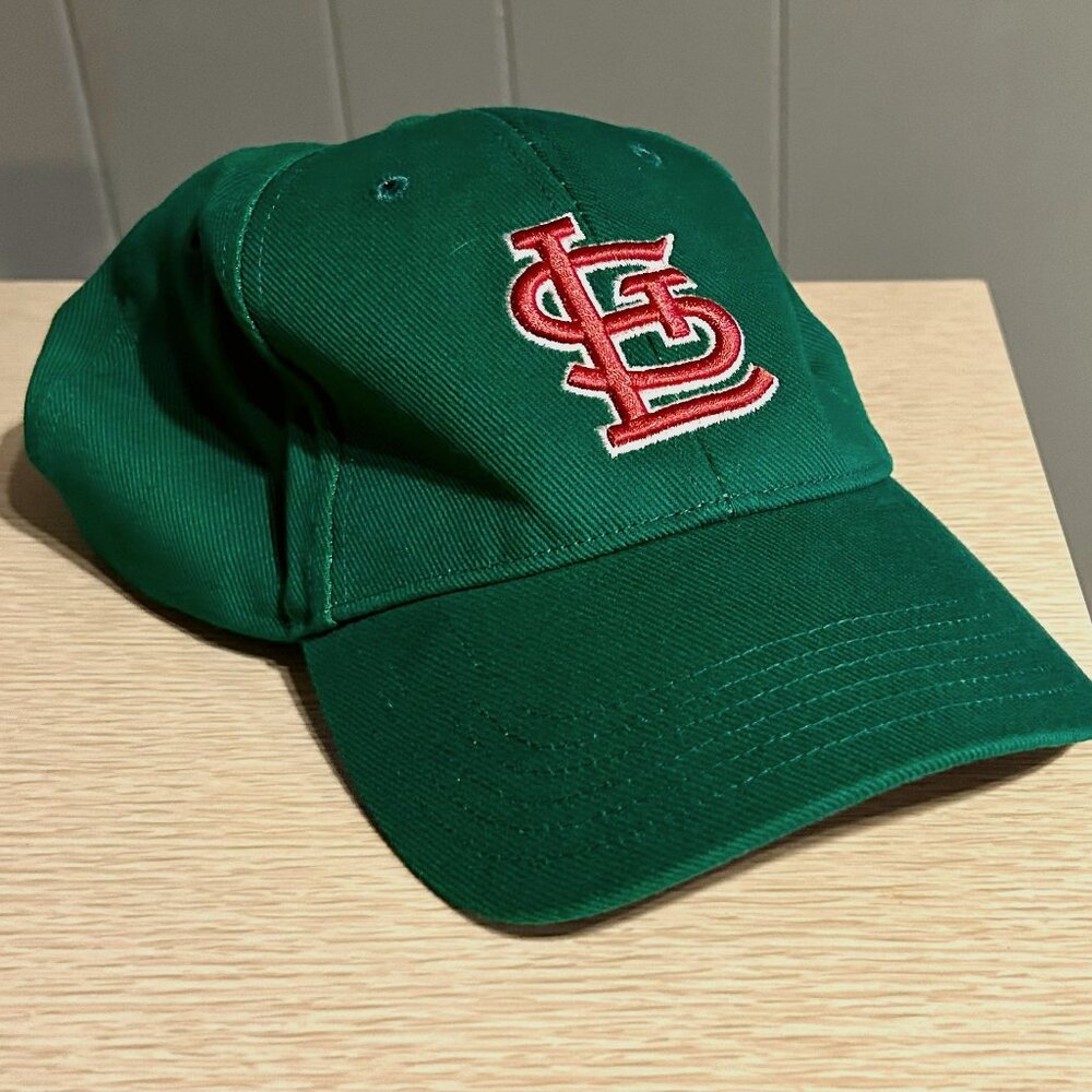 Rare St. Louis Cardinals St. Patricks Day Cap/Hate in Kelly Green